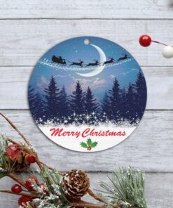 merry christmas ceramic ornament tqn694o 1282