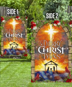 merry christmas flag 6711