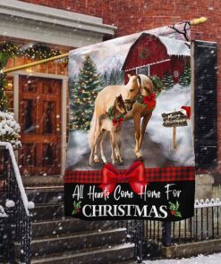 Merry Christmas Flag All Hearts Come Home For Christmas LNT588F