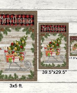 merry christmas flag christmas lnt704f 3561