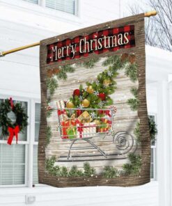 Merry Christmas Flag Christmas LNT704F
