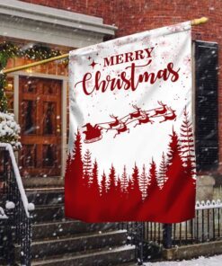 Merry Christmas Flag Santa Claus TQN509F