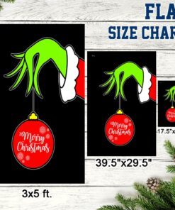 merry christmas grinch flag tqn698f 6150