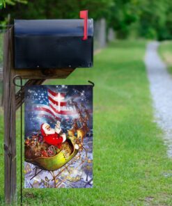 merry christmas santa claus american flag ds05f 5861