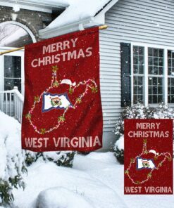 merry christmas us state west virginia flag trl513fv1 2728