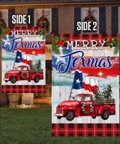 merry texmas red truck flag dbd3067f 4064