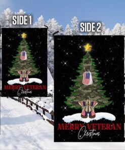 merry veteran christmas flag tqn664f 3024