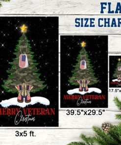 merry veteran christmas flag tqn664f 7792
