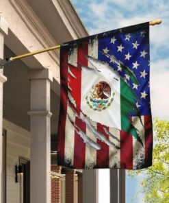 Mexican - American Flag