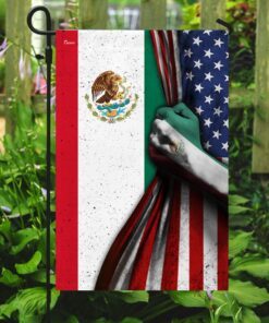mexican american flag 5793