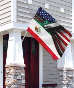 mexican american flag 7962