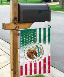 mexican american proud both of them flag 1011