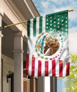 mexican american proud both of them flag 5592
