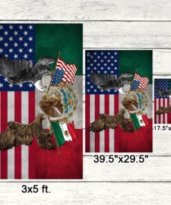 mexico. mexican american eagle flag tpt218fv1 4316