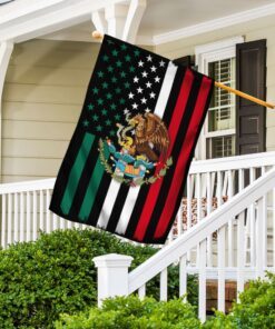 mexico american flag bnn265f 1069