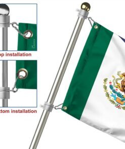 mexico flag mexican american grommet flag qtr240gf 7157