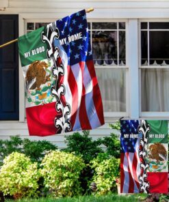 mexico mexican american flag thh2298f 1812