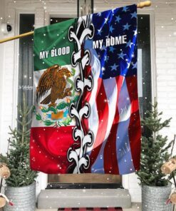 Mexico Mexican American Flag THH2298F