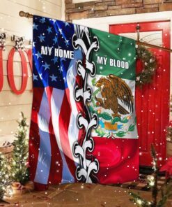 mexico mexican american flag thh2298f 7512