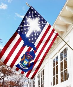 michigan flag god bless michigan ddh2000fv9 2364