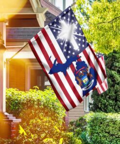 michigan flag god bless michigan ddh2000fv9 6535