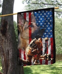 military dog american flag ttv394f 3041