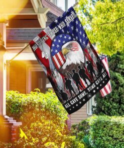 Military Honor Veteran Patriotic Flag