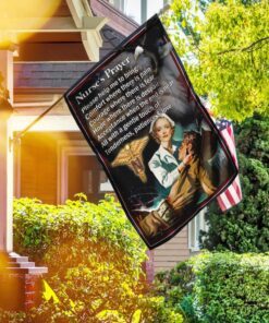 Military Nurse American Flag