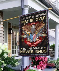 Military Veteran - Proud To Have Served Flag