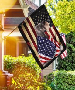 miniature schnauzer american patriot flag 3252