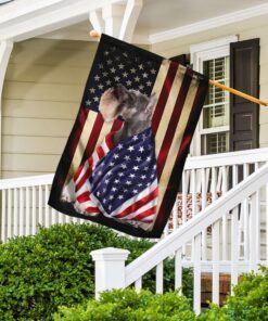 miniature schnauzer american patriot flag 4541
