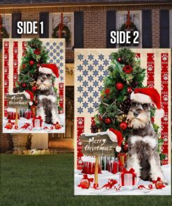 miniature schnauzer christmas american flag qnn565fv1 5881