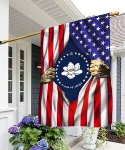 Mississippi And American Flag MLN204F