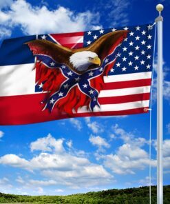 mississippi confederate states of america eagle grommet flag lha2128gf 2089