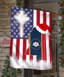 mississippi flag merry christmas lha1808f 1694