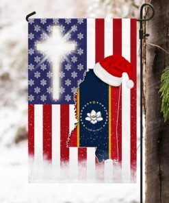 mississippi flag merry christmas lha1808f 2932