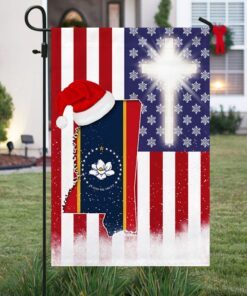 mississippi flag merry christmas lha1808f 5071
