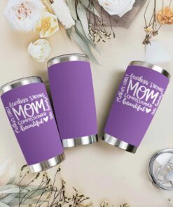 Mom Mama Mommy 20oz Tumbler Purple