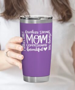 mom mama mommy 20oz tumbler purple 3813