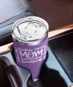mom mama mommy 20oz tumbler purple 7511