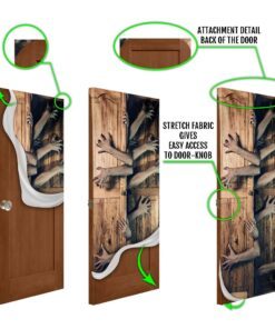 monsters behind the door halloween door cover trl1231d 8912