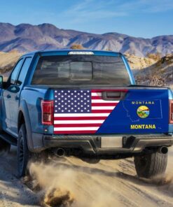 montana truck sticker wrap montana american truck tailgate decal sticker wrap trl1699tdv1 4750