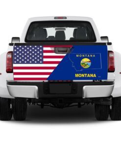 montana truck sticker wrap montana american truck tailgate decal sticker wrap trl1699tdv1 5370