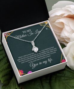 mother in law necklace, mother in law gift, mom gifts, mother in law christmas gift, mother of the groom gift, wedding gift mln694nl 5119