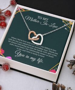 mother in law necklace, mother in law gift, mom gifts, mother in law christmas gift, mother of the groom gift, wedding gift mln694nl 8049