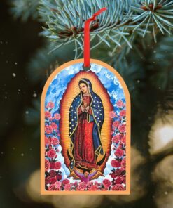 mother mary rose ornament trn678o 5383