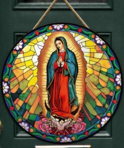 mother mary wooden sign trl1453wd 3253
