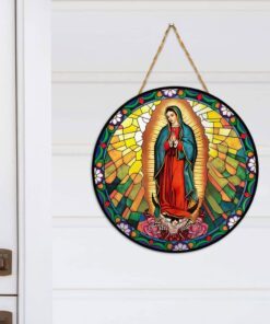 mother mary wooden sign trl1453wd 4900