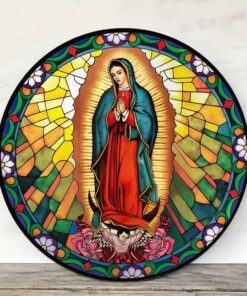 mother mary wooden sign trl1453wd 8827