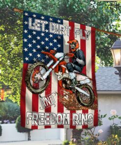 motocross patriotic american flag tpt291f 2585